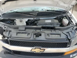 2023 Chevrolet Express Cargo with VIN 1GCWGAFP3P1127328, listed as a Copart auction lot 59623345 with Not provided miles and Salvage title. Bid and sale history available at DreamBid. Image 12.