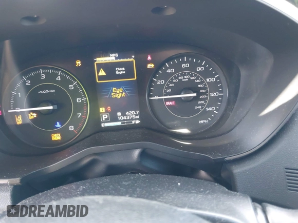 2018 Subaru Impreza Premium with VIN 4S3GTAD62J3750705, listed as a IAAI auction lot 42209876 with 104,375 mi miles and . Bid and sale history available at DreamBid. Image 7.