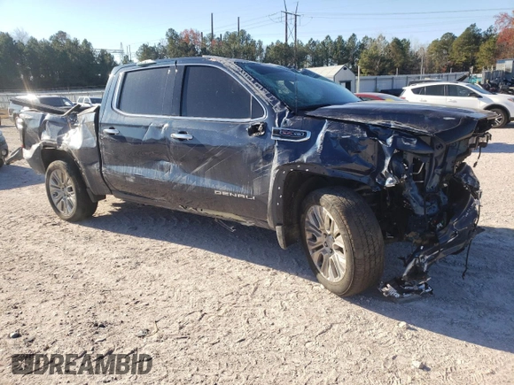 2022 GMC Sierra 1500 Limited Denali with VIN 3GTU9FEL0NG153851, listed as a Copart auction lot 83254874 with 0 mi miles and Salvage Title. Bid and sale history available at carsss.com. Image 4.