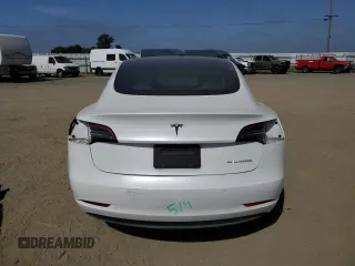 2019 Tesla Model 3 Long Range with VIN 5YJ3E1EB2KF195120, listed as a Copart auction lot 53129415 with 81,071 mi miles and Salvage Title. Bid and sale history available at DreamBid. Image 6.