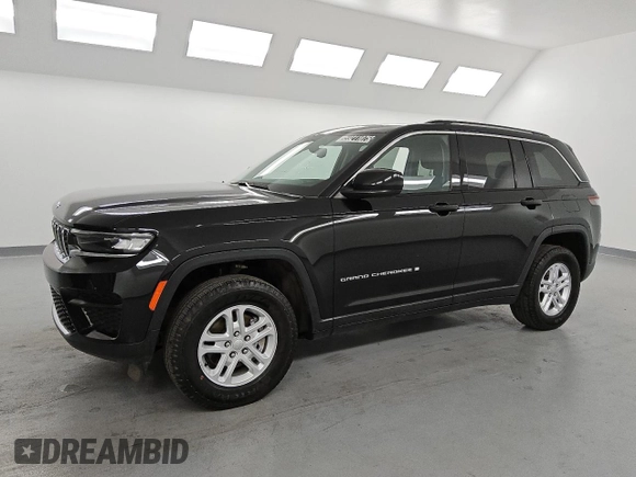 2023 Jeep Grand Cherokee Laredo with VIN 1C4RJHAG4PC625637, listed as a Copart auction lot 59211075 with 55,045 mi miles and Clean title. Bid and sale history available at DreamBid. Image 1.