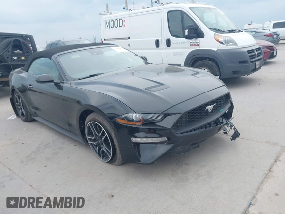 2023 Ford Mustang EcoBoost with VIN 1FATP8UH9P5103685, listed as a IAAI auction lot 42166827 with 49,204 mi miles. Bid and sale history available at carsss.com. Image 1.