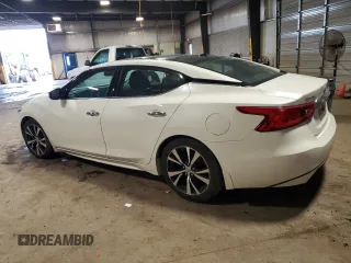 2017 Nissan Maxima S with VIN 1N4AA6AP7HC371446, listed as a Copart auction lot 54222095 with 82,760 mi miles and Salvage Title. Bid and sale history available at DreamBid. Image 2.