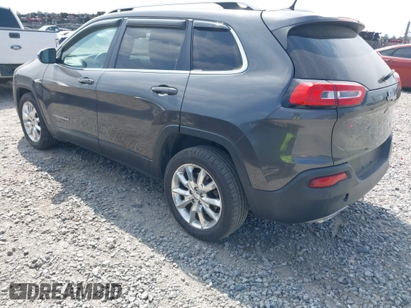 2015 Jeep Cherokee Limited with VIN 1C4PJLDS9FW516548, listed as a IAAI auction lot 42108725 with 122,190 mi miles and . Bid and sale history available at DreamBid. Image 3.