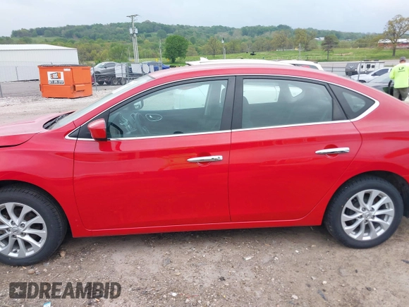 2018 Nissan Sentra SV with VIN 3N1AB7AP6JL657329, listed as a IAAI auction lot 39168856 with 116,446 mi miles. Bid and sale history available at carsss.com. Image 15.