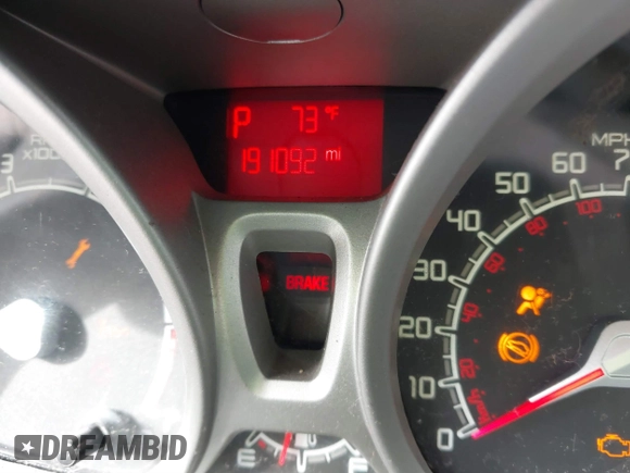 2011 Ford Fiesta SES with VIN 3FADP4FJ0BM113781, listed as a IAAI auction lot 41733662 with 191,092 mi miles. Bid and sale history available at carsss.com. Image 7.