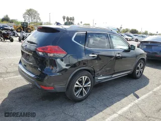 2017 Nissan Rogue SL with VIN JN8AT2MT2HW381293, listed as a Copart auction lot 51175435 with 48,543 mi miles and Salvage Title. Bid and sale history available at carsss.com. Image 3.