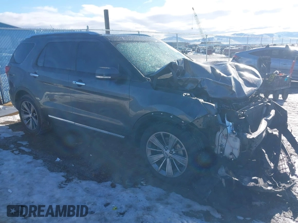 2018 Ford Explorer Limited with VIN 1FM5K7F86JGB57929, listed as a IAAI auction lot 41669318 with 101,136 mi miles and . Bid and sale history available at carsss.com. Image 1.