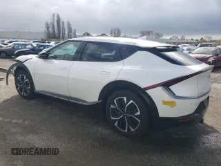 2022 Kia EV6 Wind with VIN KNDC3DLC3N5052945, listed as a Copart auction lot 44074975 with 46,782 mi miles and Salvage Title. Bid and sale history available at carsss.com. Image 2.