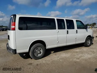 2017 Chevrolet Express Passenger LT with VIN 1GAZGPFF5H1170800, listed as a Copart auction lot 86915014 with 73,649 mi miles and Salvage Title. Bid and sale history available at carsss.com. Image 3.