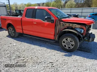 2017 Ford F-150 XL with VIN 1FTEX1EP0HKC31624, listed as a Copart auction lot 49721285 with 118,343 mi miles and Salvage Title. Bid and sale history available at carsss.com. Image 4.