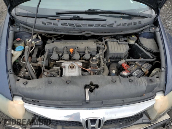 2011 Honda Civic LX with VIN 2HGFA1F59BH538888, listed as a Copart auction lot 55765545 with 168,219 mi miles and Salvage Title. Bid and sale history available at DreamBid. Image 11.