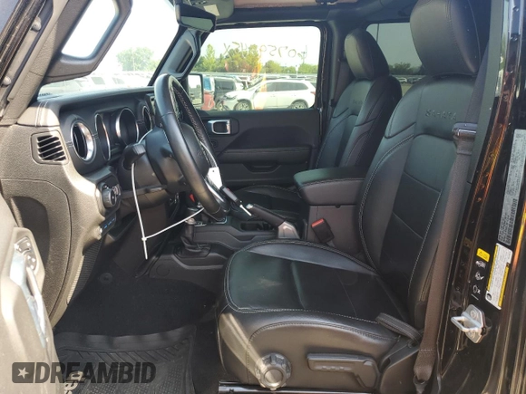 2021 Jeep Wrangler Unlimited Sahara with VIN 1C4JJXP60MW708191, listed as a Copart auction lot 60759345 with 24,610 mi miles and Clean title. Bid and sale history available at DreamBid. Image 7.