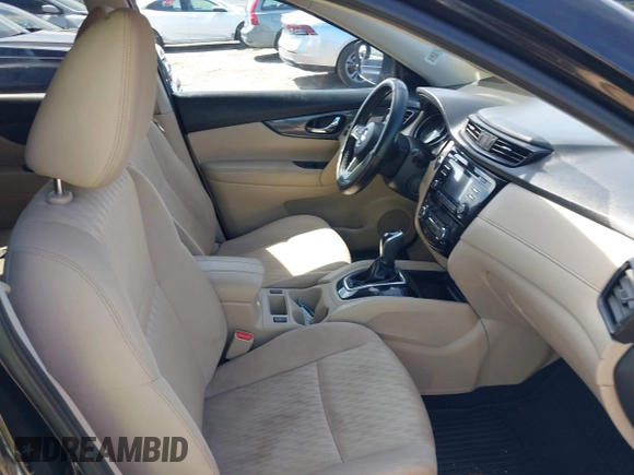 2017 Nissan Rogue SV with VIN KNMAT2MV7HP593405, listed as a IAAI auction lot 42026064 with 184,161 mi miles. Bid and sale history available at carsss.com. Image 5.
