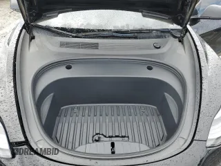 2023 Tesla Model 3 with VIN 5YJ3E1EA2PF457667, listed as a Copart auction lot 57360035 with 53,962 mi miles and Salvage title. Bid and sale history available at DreamBid. Image 11.