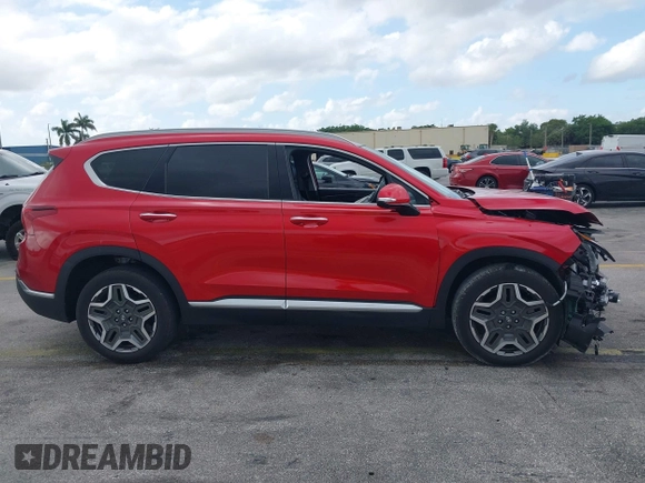 2023 Hyundai Santa Fe Limited z VIN 5NMS44AL3PH541079, wystawiony jako IAAI lot #42124161 z przebiegiem 21 422 mil mil oraz . Historia ofert i sprzedaży dostępna na DreamBid. Obrazek 13.