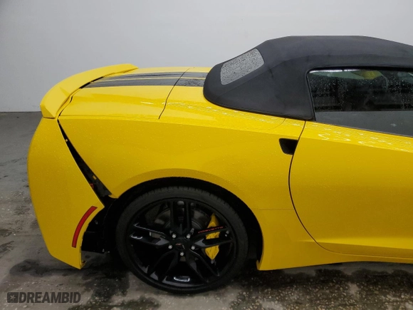 2014 Chevrolet Corvette Stingray 2LT with VIN 1G1YD3D76E5118394, listed as a Copart auction lot 79616994 with 0 mi miles and Salvage Title. Bid and sale history available at carsss.com. Image 10.
