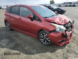 2017 Nissan Note SR with VIN 3N1CE2CP3HL378415, listed as a Copart auction lot 51512955 with 102,246 mi miles and Salvage Title. Bid and sale history available at DreamBid. Image 4.