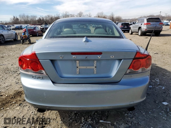 2010 Volvo C70 with VIN YV1672MC7AJ092364, listed as a Copart auction lot 46311325 with 127,114 mi miles and Salvage Title. Bid and sale history available at carsss.com. Image 6.