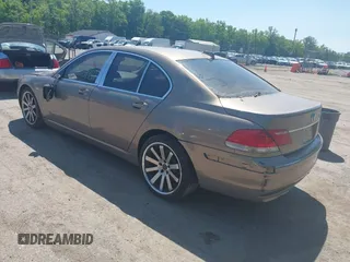 2008 BMW 7 Series 750i with VIN WBAHL83568DT14138, listed as a IAAI auction lot 42369441 with 96,101 mi miles and . Bid and sale history available at DreamBid. Image 3.