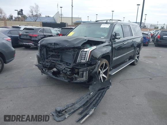 2017 Cadillac Escalade ESV Premium Luxury z VIN 1GYS4JKJ4HR300036, wystawiony jako IAAI lot #41467178 z przebiegiem 132 669 mil mil oraz . Historia ofert i sprzedaży dostępna na DreamBid. Obrazek 2.