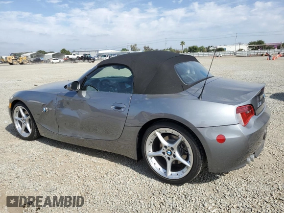 2008 BMW Z4 3.0si with VIN 4USBU53568LX85629, listed as a Copart auction lot 50333705 with 3,895 mi miles and Salvage title. Bid and sale history available at DreamBid. Image 2.