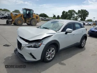 2020 Mazda CX-3 Sport with VIN JM1DKDB74L1474321, listed as a Copart auction lot 53352295 with 30,491 mi miles and Salvage Title. Bid and sale history available at carsss.com. Image 1.