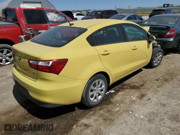 2016 Kia Rio LX with VIN KNADM4A35G6625228, listed as a Copart auction lot 52908375 with 71,029 mi miles and Salvage Title. Bid and sale history available at carsss.com. Image 3.