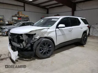 2019 Chevrolet Traverse RS with VIN 1GNEVJKW4KJ211334, listed as a Copart auction lot 46133715 with 99,345 mi miles and Salvage Title. Bid and sale history available at carsss.com. Image 1.