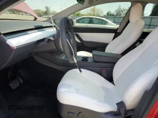 2021 Tesla Model Y Long Range z VIN 5YJYGDEE3MF189258, wystawiony jako Copart lot #54363615 z przebiegiem 56 315 mil mil oraz Szkoda całkowita • Salvage title. Historia ofert i sprzedaży dostępna na DreamBid. Obrazek 7.