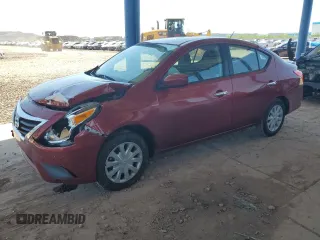 2019 Nissan Versa SV with VIN 3N1CN7AP5KL877479, listed as a Copart auction lot 57815355 with 96,127 mi miles and Salvage title. Bid and sale history available at DreamBid. Image 1.