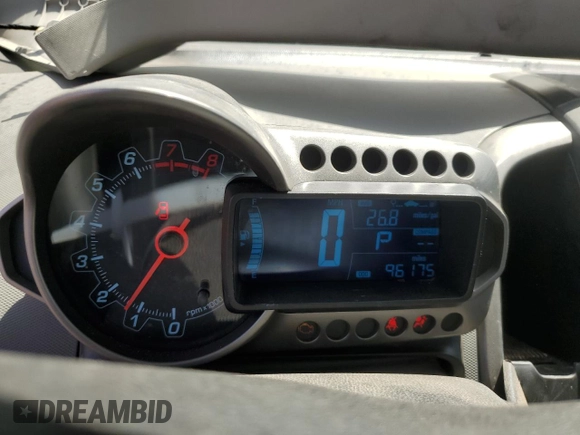 2014 Chevrolet Sonic LT with VIN 1G1JC5SH0E4148279, listed as a Copart auction lot 52308785 with 96,175 mi miles and Salvage Title. Bid and sale history available at DreamBid. Image 9.