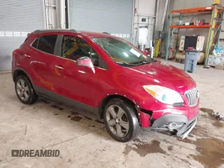2013 Buick Encore Leather with VIN KL4CJCSB9DB124914, listed as a IAAI auction lot 41552116 with 176,622 mi miles and . Bid and sale history available at carsss.com. Image 1.