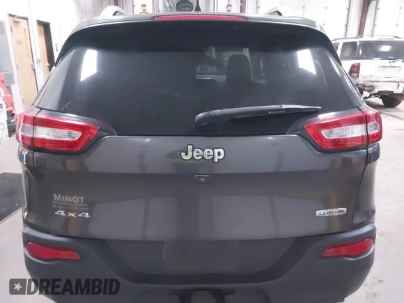 2018 Jeep Cherokee Latitude Plus with VIN 1C4PJMLX9JD556278, listed as a IAAI auction lot 41423924 with 55,941 mi miles. Bid and sale history available at carsss.com. Image 16.