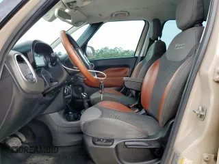 2014 FIAT 500L Trekking with VIN ZFBCFADH5EZ021708, listed as a Copart auction lot 60093615 with 160,414 mi miles and Salvage title. Bid and sale history available at DreamBid. Image 7.