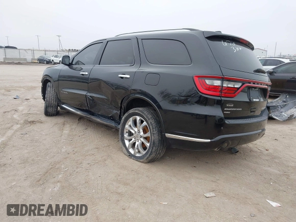 2017 Dodge Durango Citadel with VIN 1C4RDJEG4HC703957, listed as a IAAI auction lot 41163500 with 106,520 mi miles and . Bid and sale history available at carsss.com. Image 3.