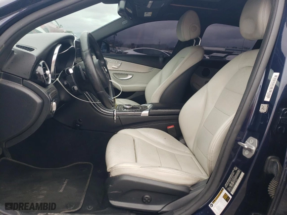 2018 Mercedes-Benz C-Class C 300 with VIN 55SWF4JB0JU267589, listed as a Copart auction lot 48375935 with 142,017 mi miles and Clean Title. Bid and sale history available at carsss.com. Image 7.
