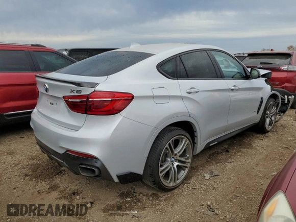 2016 BMW X6 xDrive35i with VIN 5UXKU2C59G0N83743, listed as a Copart auction lot 64436252 with 74,374 mi miles. Bid and sale history available at carsss.com. Image 4.