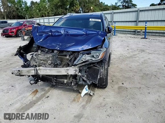 2018 Nissan Pathfinder Platinum with VIN 5N1DR2MM7JC664291, listed as a Copart auction lot 46748475 with 142,708 mi miles and Salvage title. Bid and sale history available at DreamBid. Image 12.