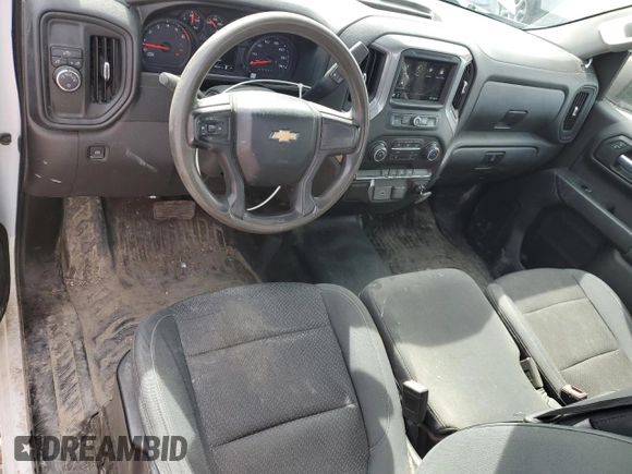 2019 Chevrolet Silverado 1500 Work Truck with VIN 3GCNWAEF1KG261966, listed as a Copart auction lot 50313505 with 160,135 mi miles and Salvage Title. Bid and sale history available at DreamBid. Image 8.