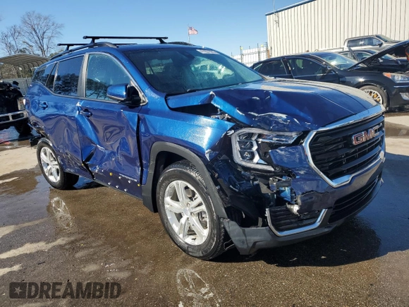 2022 GMC Terrain SLE with VIN 3GKALMEV6NL139426, listed as a Copart auction lot 47931685 with 32,864 mi miles and Salvage Title. Bid and sale history available at carsss.com. Image 4.