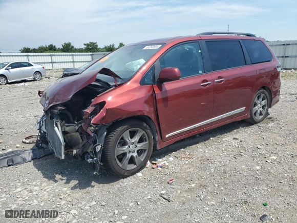 2017 Toyota Sienna SE with VIN 5TDXZ3DC5HS797929, listed as a Copart auction lot 42989275 with NaN miles and Non Repairable. Bid and sale history available at carsss.com. Image 1.