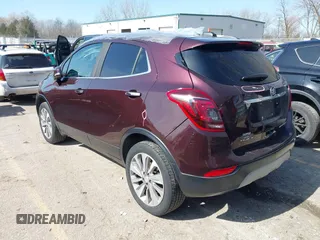 2017 Buick Encore Preferred with VIN KL4CJESB9HB056518, listed as a IAAI auction lot 41745360 with 133,061 mi miles. Bid and sale history available at carsss.com. Image 3.