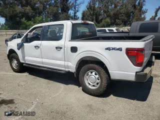 2024 Ford F-150 XL with VIN 1FTFW1L50RKD66323, listed as a Copart auction lot 62536704 with 511 mi miles and Salvage Title. Bid and sale history available at carsss.com. Image 2.