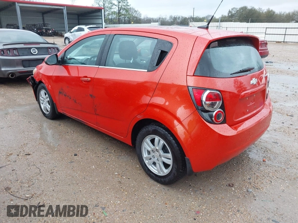 2013 Chevrolet Sonic LT with VIN 1G1JC6SHXD4139822, listed as a IAAI auction lot 41672289 with 87,899 mi miles. Bid and sale history available at carsss.com. Image 3.