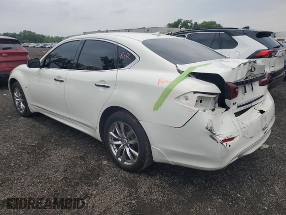2015 Infiniti Q70 z VIN JN1BY1AR1FM561445, wystawiony jako Copart lot #58377655 z przebiegiem 202 174 mil mil oraz Szkoda całkowita • Salvage title. Historia ofert i sprzedaży dostępna na DreamBid. Obrazek 2.
