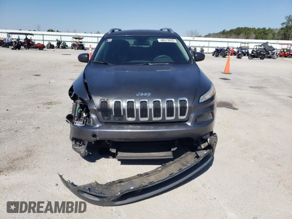 2014 Jeep Cherokee Latitude with VIN 1C4PJLCS9EW180982, listed as a Copart auction lot 48673035 with 107,358 mi miles and Salvage Title. Bid and sale history available at carsss.com. Image 5.
