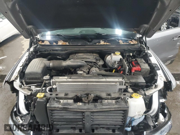 2019 Ram 1500 Laramie with VIN 1C6SRFDT2KN795605, listed as a Copart auction lot 88494875 with 156,046 mi miles and Salvage Title. Bid and sale history available at carsss.com. Image 12.