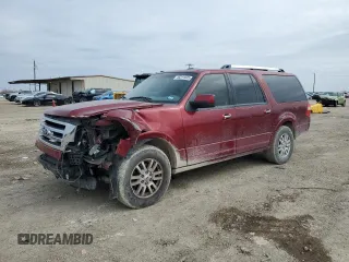 2014 Ford Expedition EL Limited with VIN 1FMJK1K53EEF18445, listed as a Copart auction lot 45211635 with 223,355 mi miles and Salvage Title. Bid and sale history available at carsss.com. Image 1.