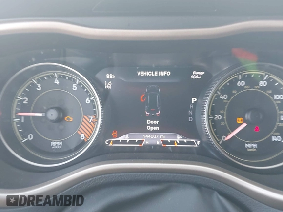 2014 Jeep Cherokee Limited with VIN 1C4PJLDS9EW217074, listed as a IAAI auction lot 42705468 with 144,007 mi miles and . Bid and sale history available at DreamBid. Image 7.